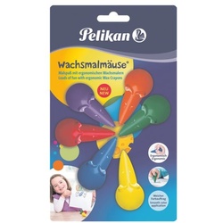 Pelikan Wachsmaler »Wachsmalmäuse« in 6 Farben