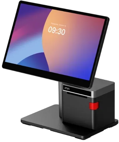 15.6 Zoll Android Touch Kassensystem Imin Swan 2 mit GMS + 80mm Bondrucker, 4GB ...
