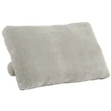 KAWOLA SEPHI Rückenkissen 70 x 20 cm Silber