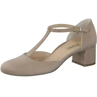 Paul Green Damen, Frauen Riemchen Pumps,Ausgehschuhe,Abendschuhe,Court,Shoes,stöckelschuhe,knöchelriemchen,Beige-Braun (Champagne),38.5 EU / 5.5 UK - 38.5 EU