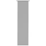 GARDINIA Flächenvorhang Stoff Entry Klettband 60 x 245 cm grau