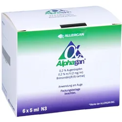 Alphagan 0,2% m/V 2 mg/ml Augentropfen 6X5 ml