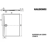 Kaldewei Superplan ZERO Mod.1568-5, 900 x