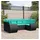 vidaXL Gartensofa-Set 6-tlg. blau/schwarz