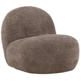 Cocktailsessel Omaha Dunkelgrau Bouclé