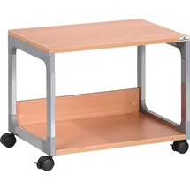 Durable System Multi Trolley 48 metallic silber/Buche
