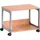 Durable System Multi Trolley 48 metallic silber/Buche