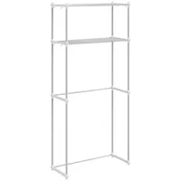 VidaXL Waschmaschinenregal mit Regal Weiß 63 x 27 x