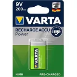 50X Varta 44036 Ready to Use 9V Block/6HR61 (56722) - 200 mAh - LSD-NiMH Akku (Ready-to-Use), 9 V