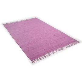 Zaba Handwebteppich Dream Cotton Beere 90 cm x 160 cm