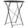 vidaXL Bistro-Set 3-tlg. Schwarz