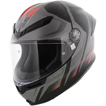 AGV K6 S Karve Integralhelm - Matt Black Grey Red M