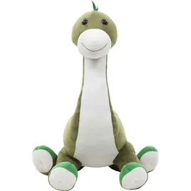 vidaXL Dino Kuscheltier Brontosaurus Plüsch Grün - Grün