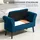 Homcom Sitzbank Polsterbank mit Stauraum Bettbank mit Armlehne für Flur Schlafzimmer samtartiges Polyester 111,5 x 41 x 65 cm Esszimmer, Bänke, Sitzbänke