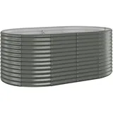 vidaXL Hochbeet 175 x 100 x 68 cm Grau