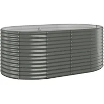 vidaXL Hochbeet 175 x 100 x 68 cm Grau