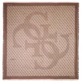 GUESS Tuch Eco Erica Kefiah 120x120 Brown Logo