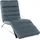 W.Schillig Relaxliege daily dreams Leder/Polyester 75 x 91 x 170 cm Blau mit Kissen