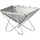 Snow Peak Pack & Carry Fireplace, kleine, Faltbare und tragbare Feuerstelle aus Edelstahl, für Camping und Kochen im Freien