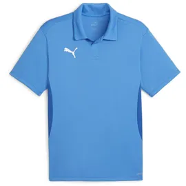 Puma teamGOAL Poloshirt Herren 02 electric blue lemonade/white/team royal M