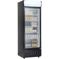 VEVOR Glastür Kühlschrank Flaschenkühlschrank Getränkekühlschrank 345L