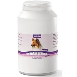 MIKITA Calciumphosphat + Vitamin A + D3 Granulat - Vitamin- und Mineralstoffpräparat für Hunde 500g