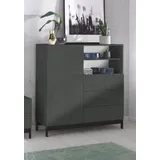 Home Affaire Metis 110 x 112 x 40 cm Anthrazit hochglanz