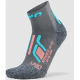 Uyn Trekking Approach Low Cut Socke 2 Paar Grau/Türkis 41-42