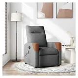 vidaXL Massagesessel Dunkelgrau Stoff