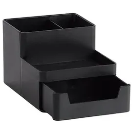 Zeller Schreibtisch-Organizer schwarz 4 St.