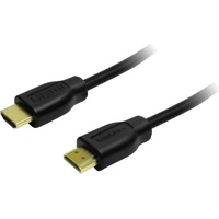 Logilink HDMI Anschlusskabel HDMI-A Stecker, HDMI-A Stecker 5.00m Schwarz