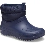 Crocs Damen Classic Neo Puff Shorty Boot W Schneestiefel, Navy, 37/38 EU