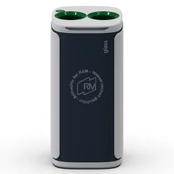 KOBRA® WASTEE GREEN - Glas Abfallbehälter