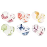 Excelsa Flora & Fauna Teller 20 cm mehrfarbig 2er Set
