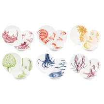 Excelsa Flora & Fauna Teller 20 cm mehrfarbig 2er Set