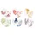 Excelsa Flora & Fauna Teller 20 cm mehrfarbig 2er Set
