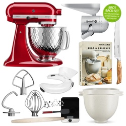 KitchenAid Artisan Küchenmaschine 5KSM156Q Brot-Back-Set Liebesapfelrot