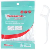 CareHabi 100 Zahnseide Stick, Zahnseide, Zahnreinigung, Zahnstocher Stick, Einweg-Zahnseide