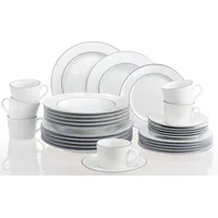 Retsch Heike Blaurand Kombiservice 30-tlg. blau/weiß