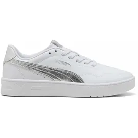 Puma Court Lally Metallic Whisper Damen Weiß/Silber 39