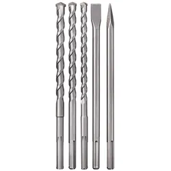 EINHELL Bohrhammer-Zubehör, 5 SDS-Max Bohr-Meissel-Set