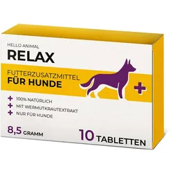 Hello Animal® | Relax Blister zur Beruhigung Presslinge 8,5 g