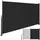 Tectake Aluminium Seitenmarkise 300 x 160 cm schwarz