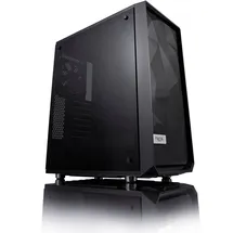 Fractal Design Meshify C ATX Gaming Gehäuse mit TG Seitenfenster, schallgedämmt