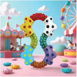 Playgro Click und Twist Rassel Mehrfarbig