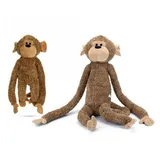 beeztees Affe Vik 40 cm Braun