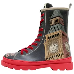 Stiefelette DOGO "Damen Gisele Farbig Vegan Damen Stiefel / Female", Damen, Gr. 38, Normalschaft, schwarz, Lederimitat, Schuhe, Vegan