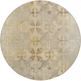 Creative Tops Set De 4 Platzdeckchen Mit Korkrücken De Kork, Golddruck, 29 Cm, Gold & Grau