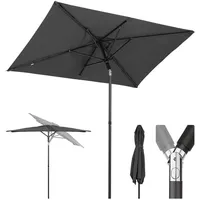 Sekey Balkonschirm 200 x 125 cm Grau