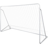 vidaXL Mini Fußball Torpfosten Netz Set Stahl 240 x 90 x 150 cm